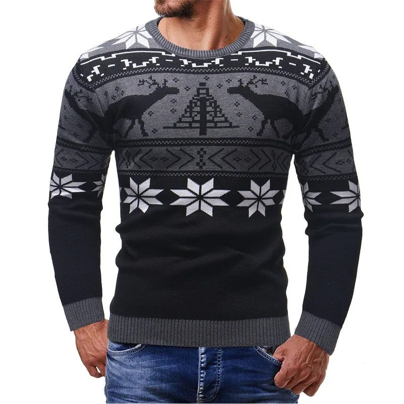 Trans Glow West Louis? Deer Print Fashion Sweater
