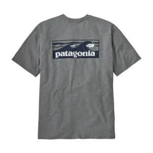 Sleek Fit Wear Mens Patagonia Boardshort Logo Pocket Responsibili-Tee