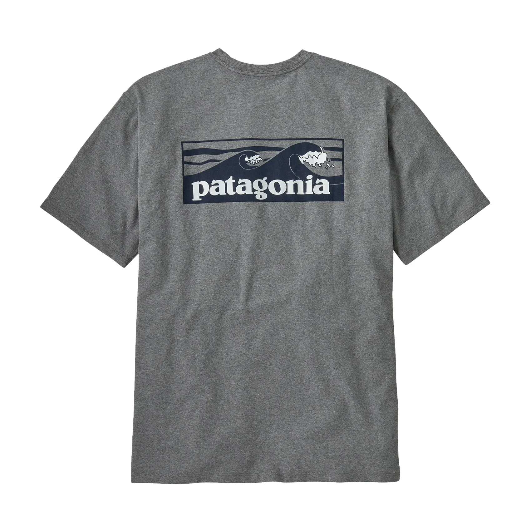 Light and Cozy Mens Patagonia Boardshort Logo Pocket Responsibili-Tee