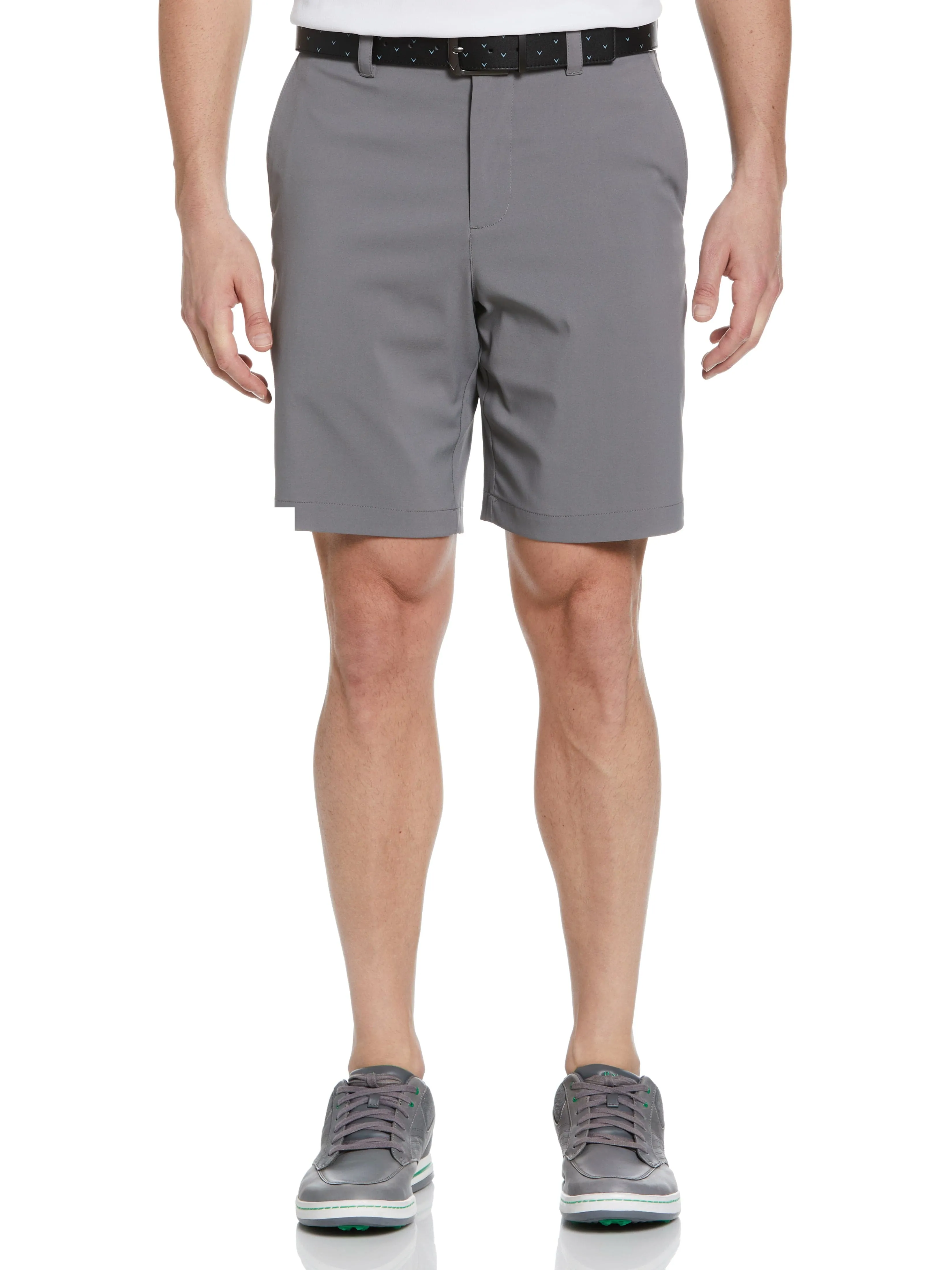 petite size Mens 9" Opti-Stretch Solid Short with Active Waistband