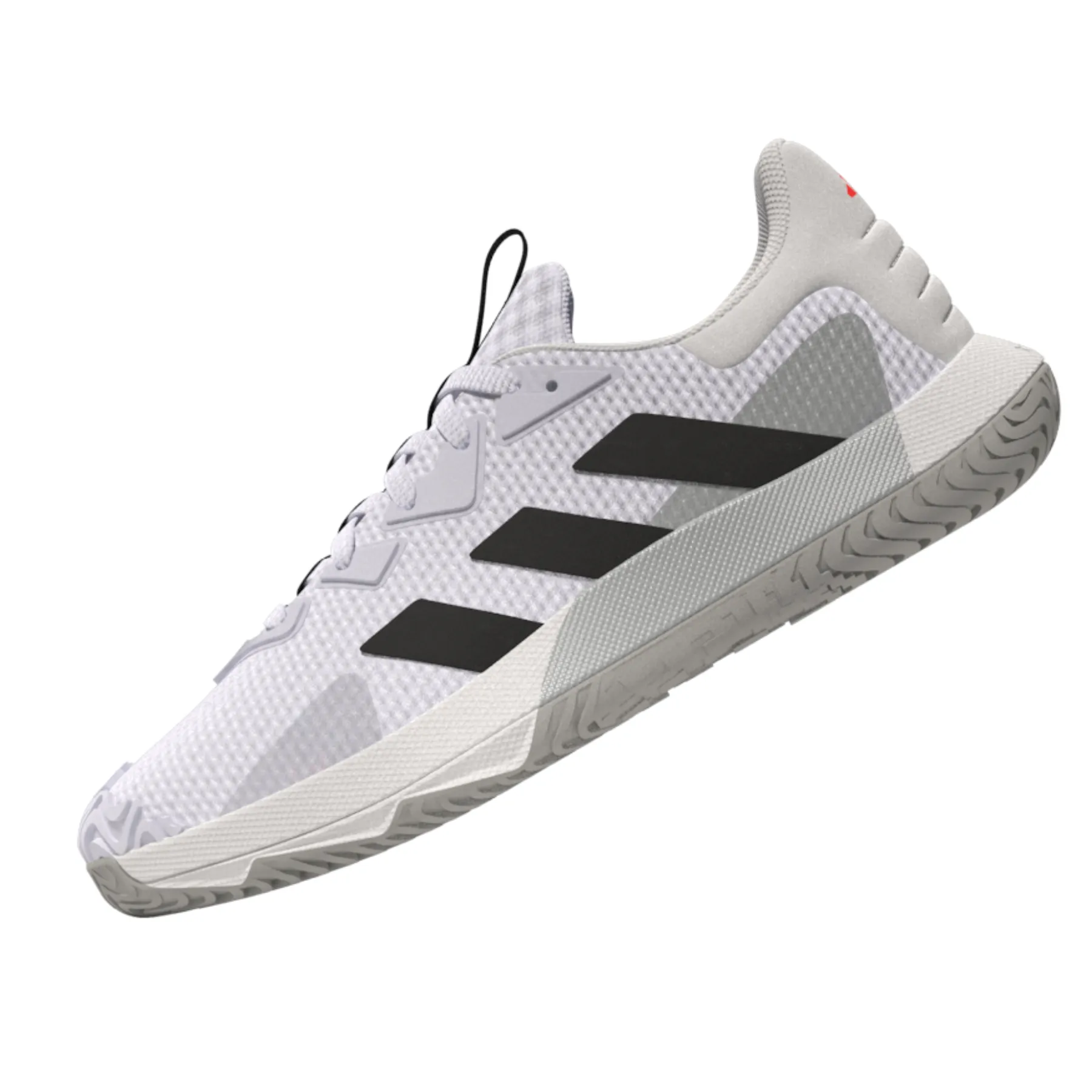 Lightweight Midsole Construction Adidas Performance Sole Match Control Ftw White/Core Black/Lucblu Men Tennis Shoes