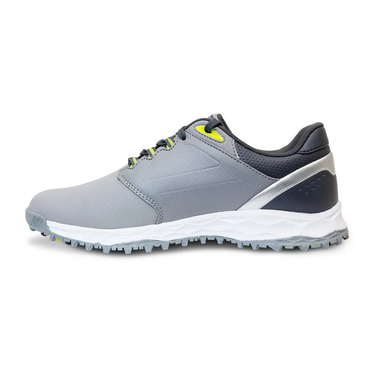 New Balance Mens Fresh Foam Elevate SL Golf Shoe - GREY / YELLOW Swift Pace Air Mesh