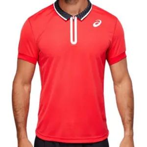 Trendy Comfort Breathable mesh Asics Match Polo - Electric Red