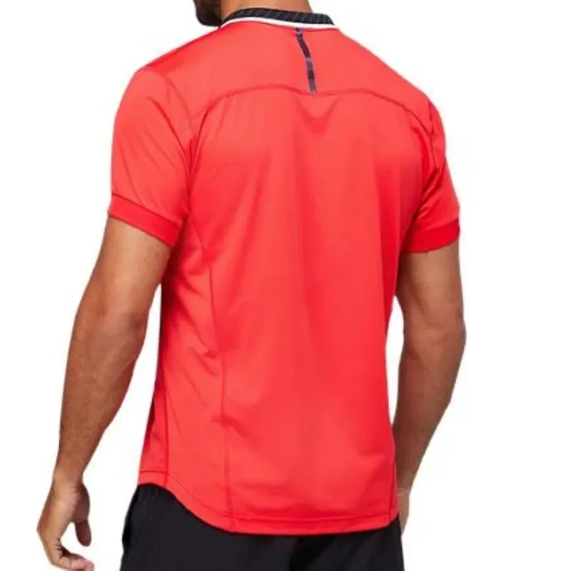 Light Fabric Stylish Basics Asics Match Polo - Electric Red