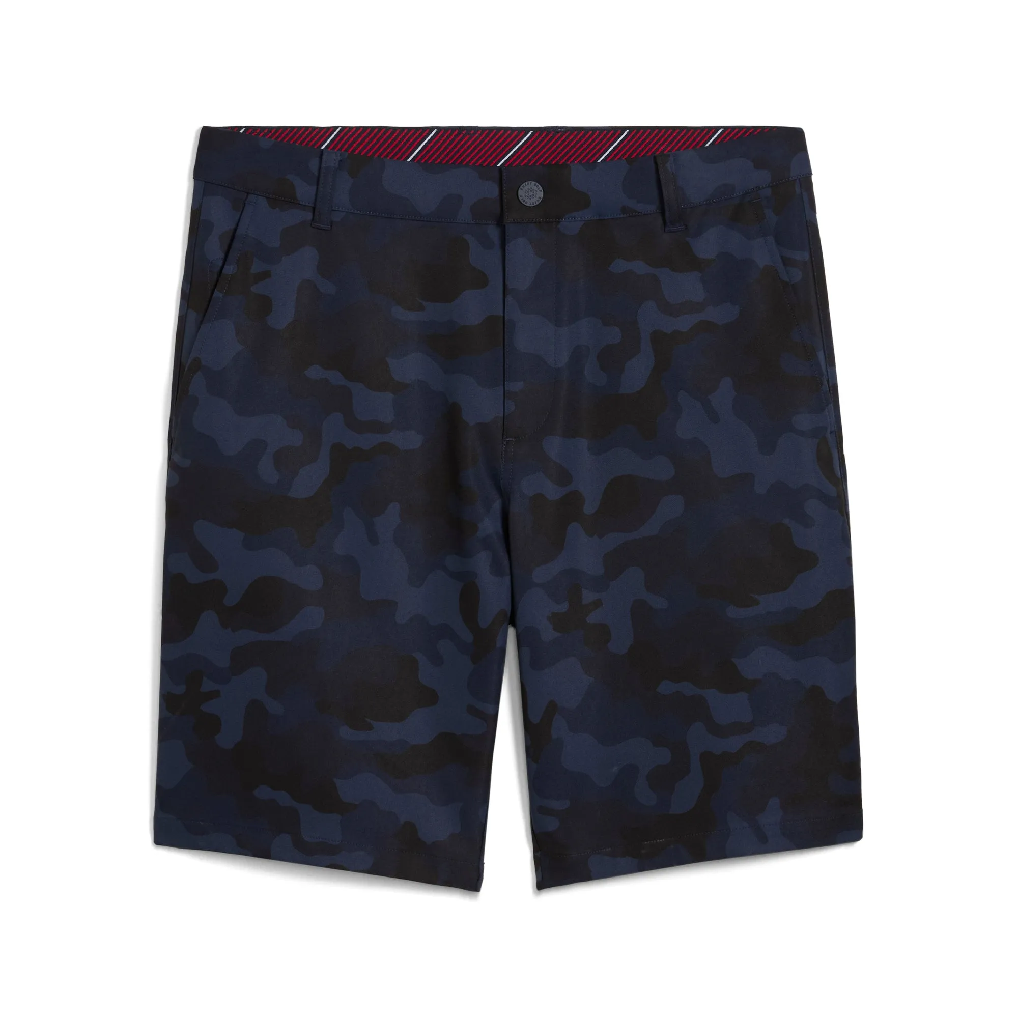 Volition Camo 9" Golf Shorts Faux Leather