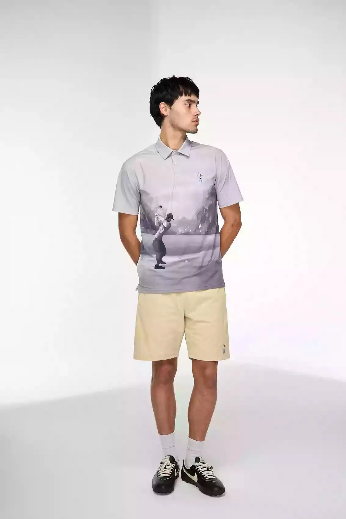 Breathable Stretch Lightweight Weave Crossover Short