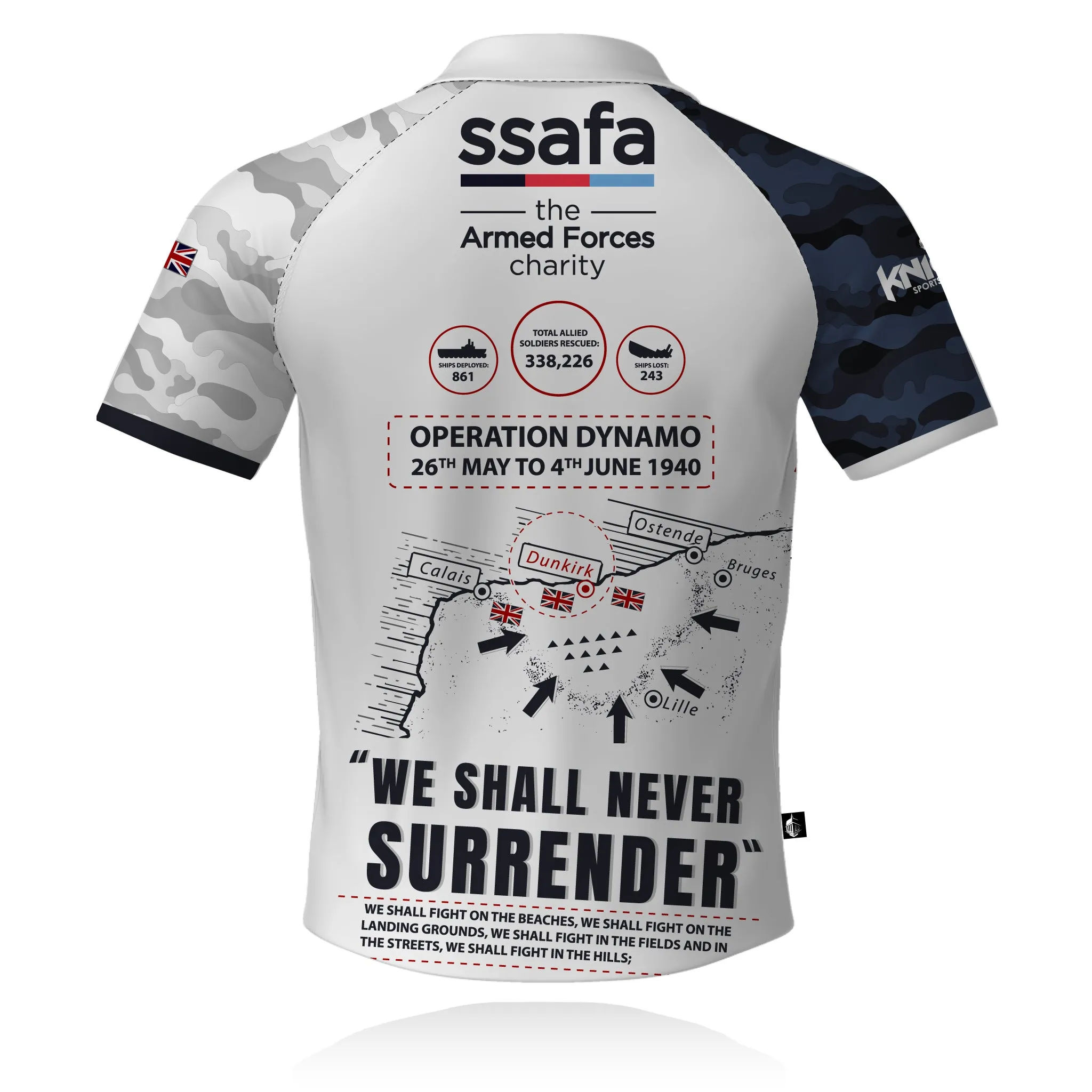 SSAFA - Operation Dynamo 85 (Dunkirk) - Tech Polo Summer Golf