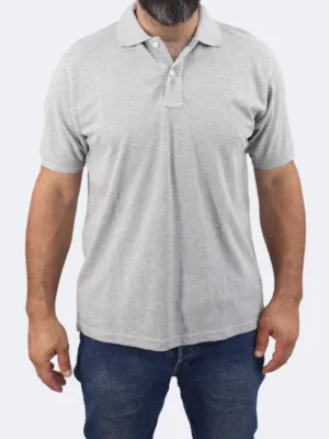 Fit All Sizes Soft Fabric Men's Polo T-Shirt,Grey