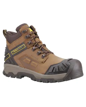 Amblers Safety Mens AS961C Quarry Waterproof Safety Boots All Weather Everyday Users Soul Step