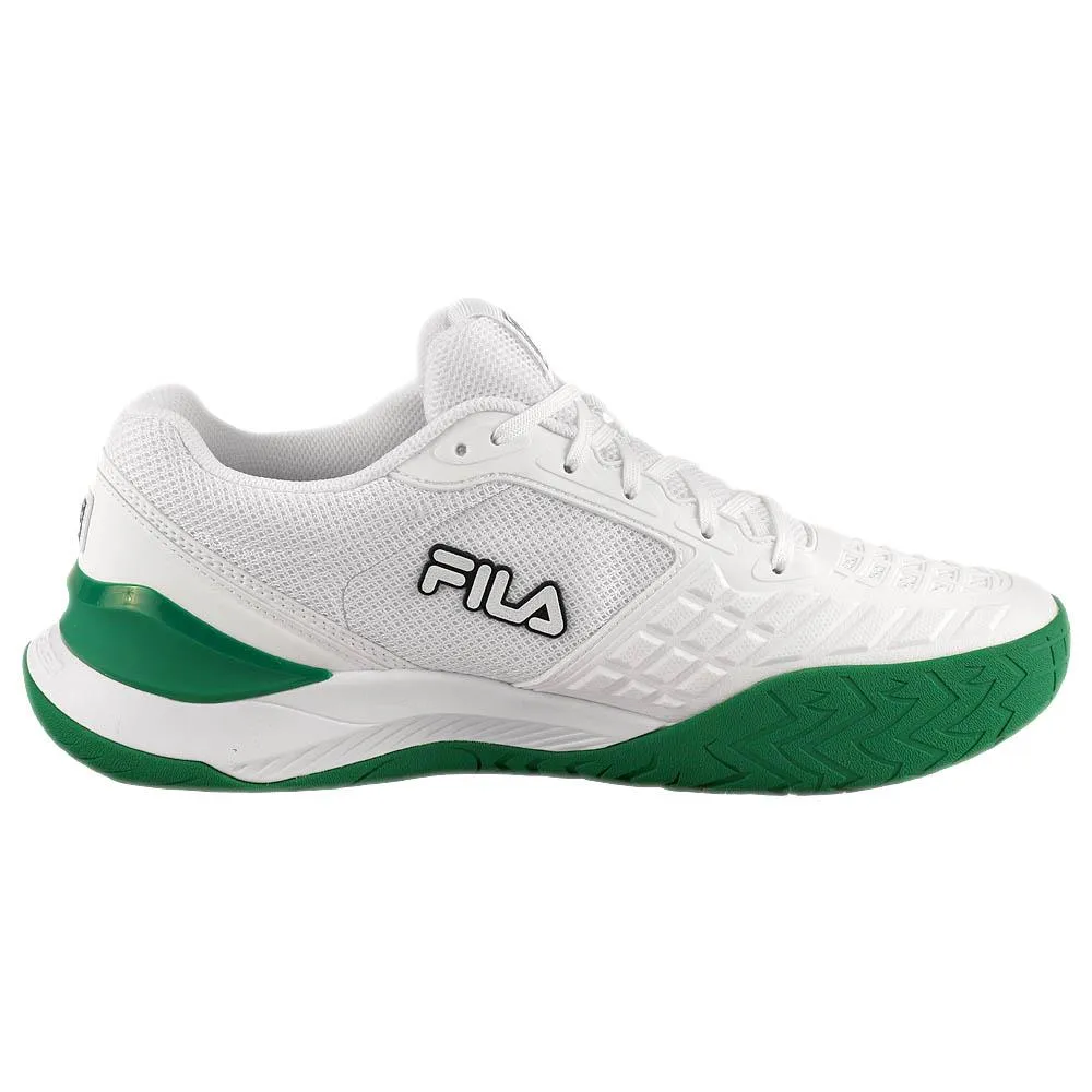Fila Men's Axilus 3 - White/Courtway Green Agility Support