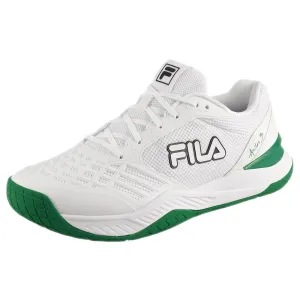 Wear Resistant Foreguard Fila Men's Axilus 3 - White/Courtway Green