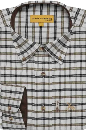 Verney Carron Clemont Cotton Checked Shirt Versatile Design Youthful Vibe