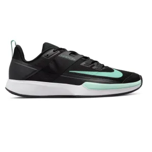 Nike Court Vapor Lite Black/Mint Men's Hard Court Tennis Shoes Agility Drill Sport Utility