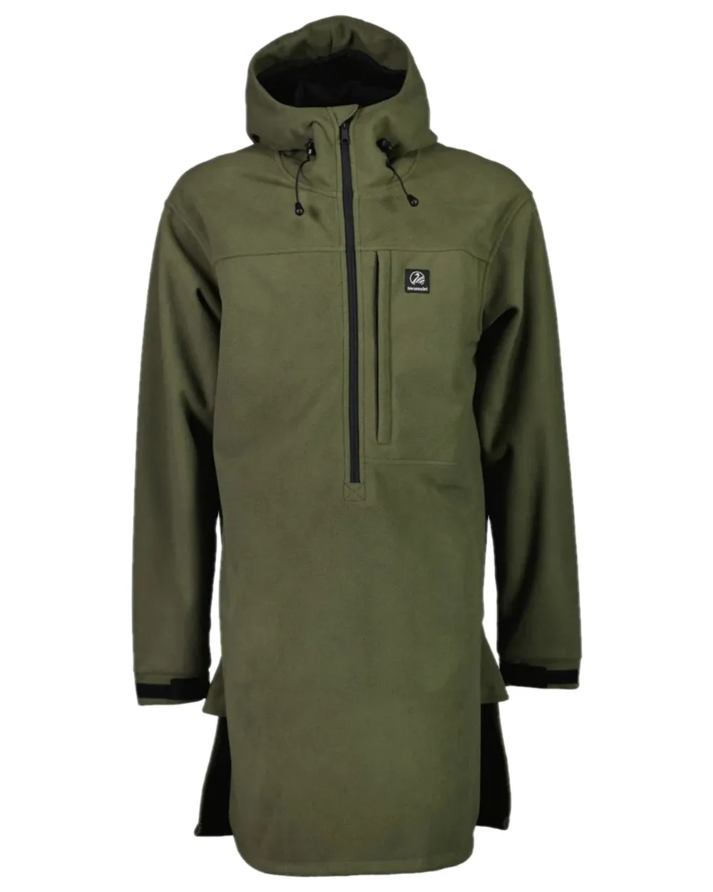 Swanndri Mens Tundra V2 Technical Fleece Anorak Comfortable Hoodie FoldableDesign