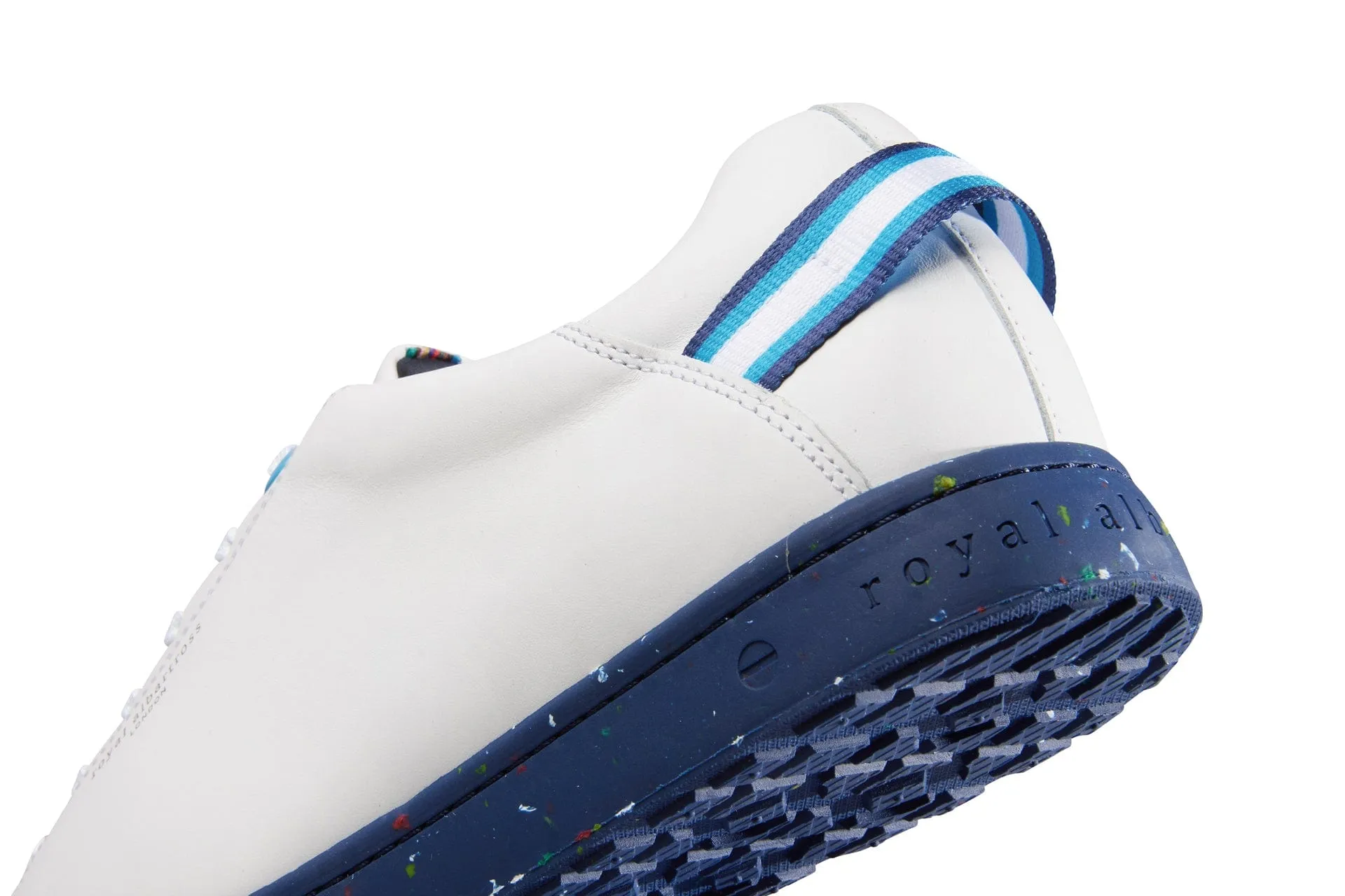 Finsbury | White/Blue Comfortable Straps