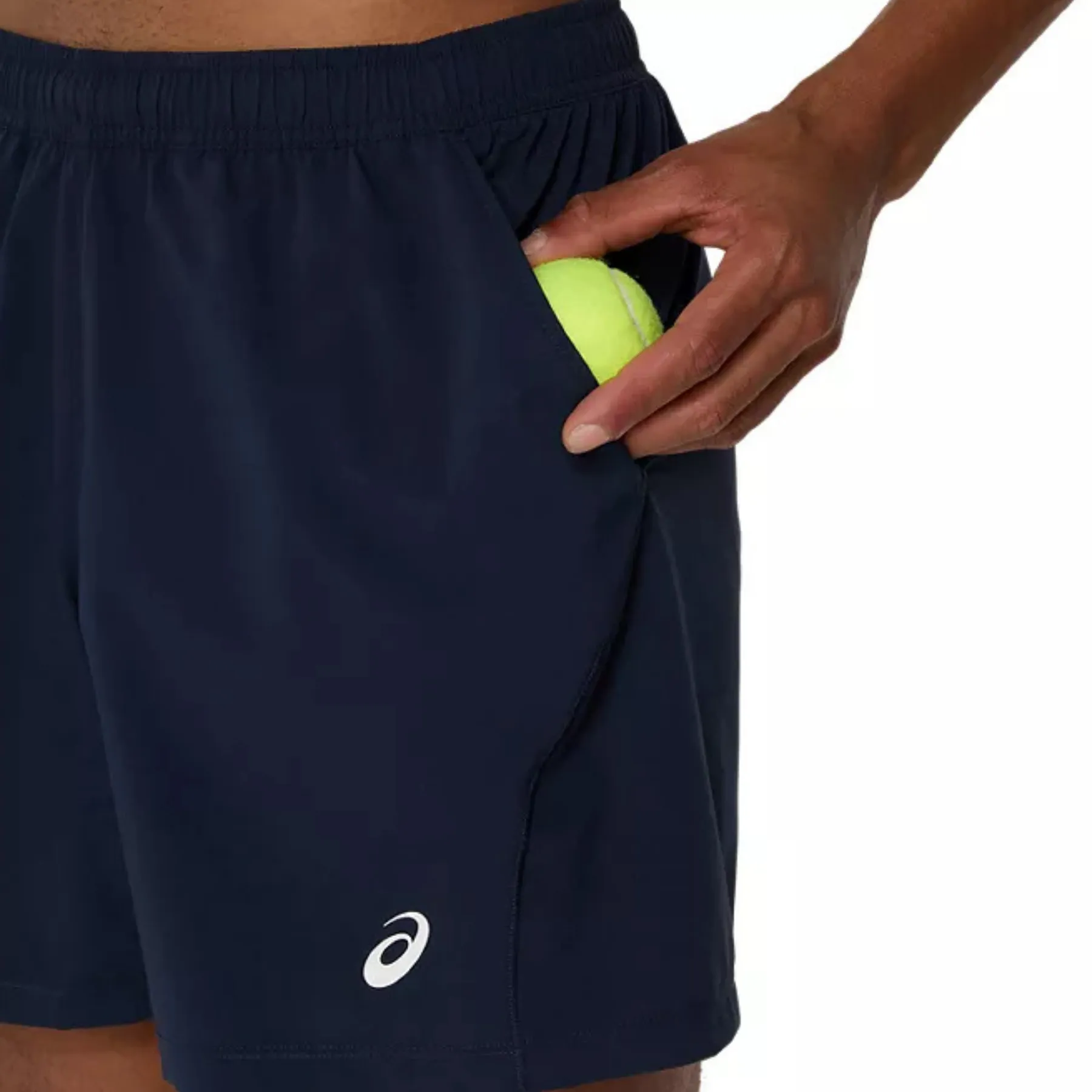 Friction Reducing Lining Asics Court 7in Mens Tennis Short - Midnight