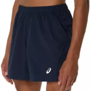 Stretch Design Asics Court 7in Mens Tennis Short - Midnight