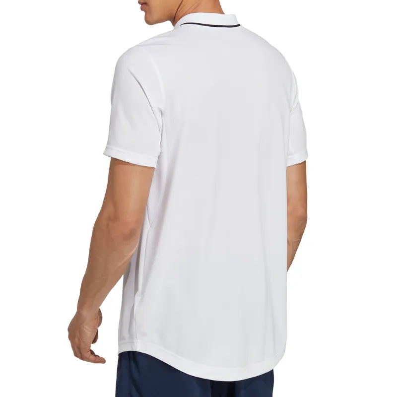 Adidas Club Tennis Piqu?? Polo Tennis Shirt - Black/White Fashion Must-Have Sporty Style