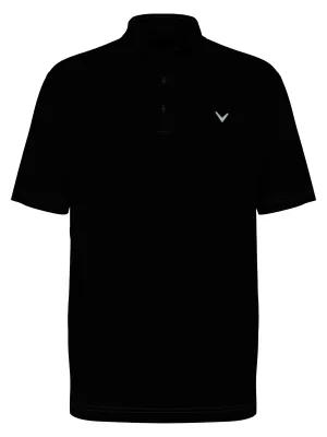 Big & Tall Micro Hex Solid Golf Polo Light Flex