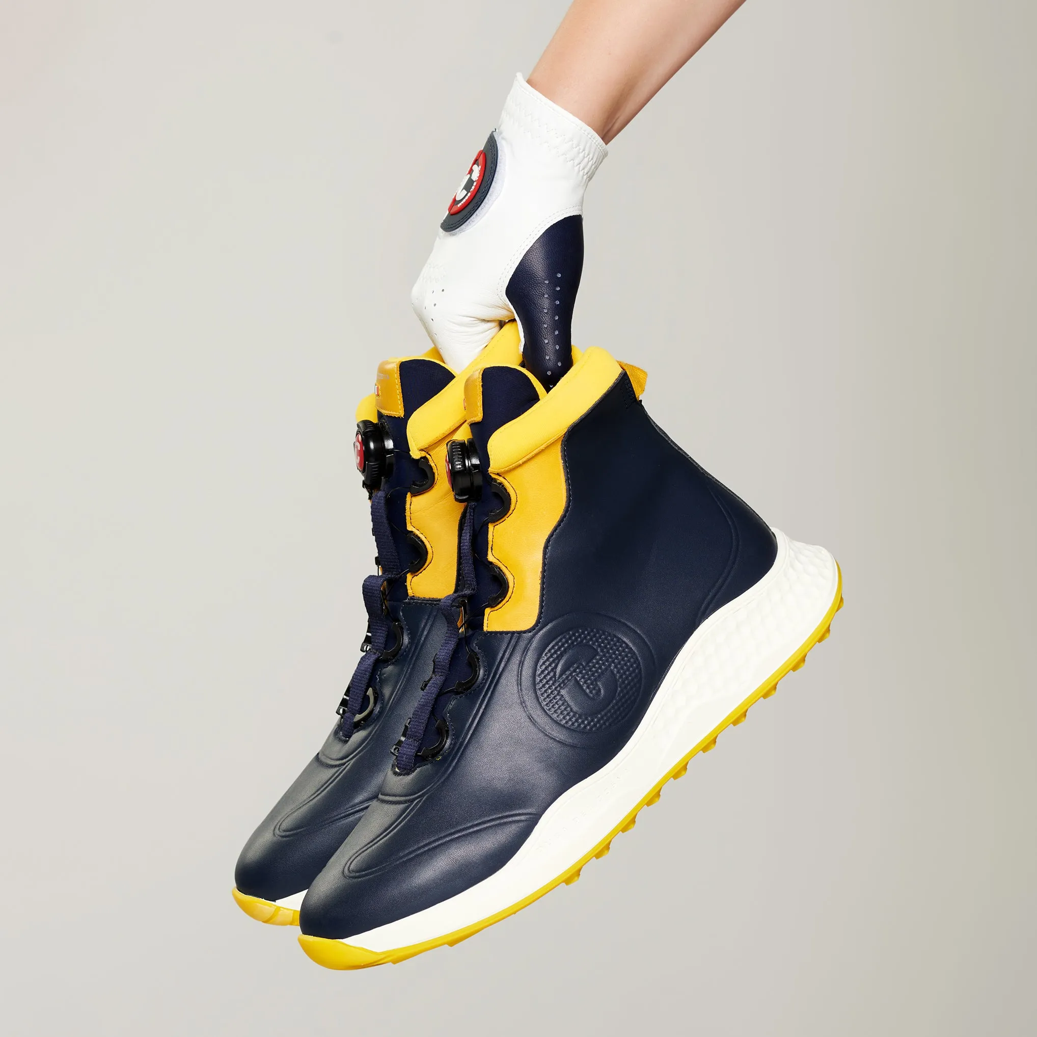 Bologna - Navy/Yellow Fresh Ground