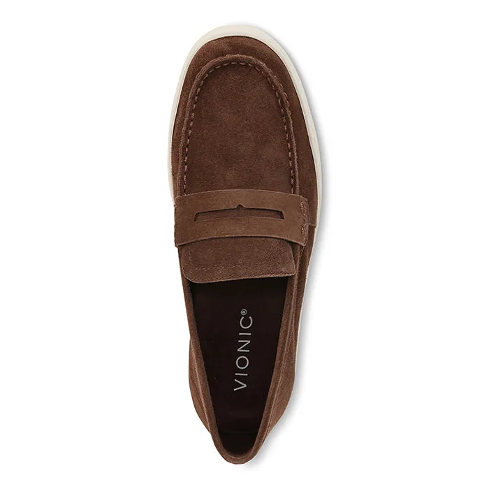 Mens Vionic Uptown in Coffee Light Step Eco Friendly Construction