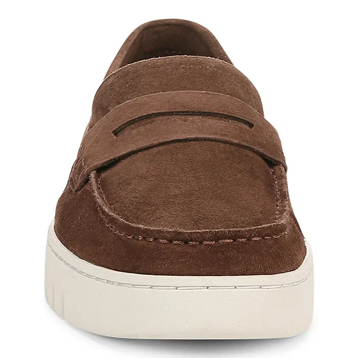 Mens Vionic Uptown in Coffee Gold Tone Roomy Toe Box