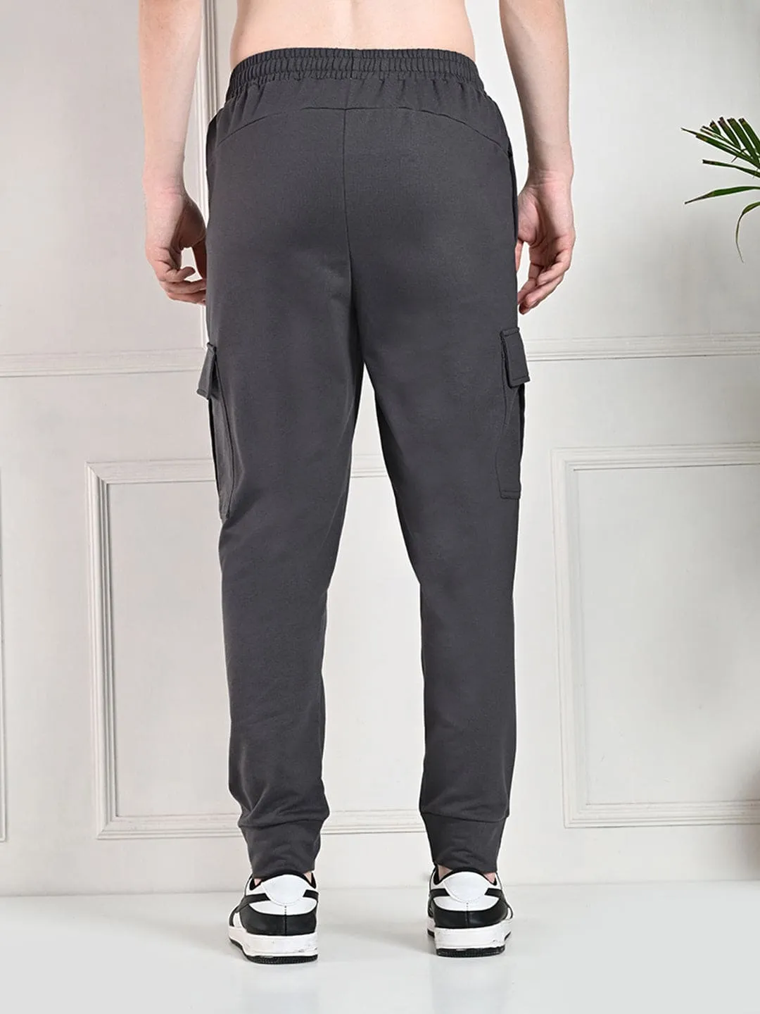 Daily Wear Heat Dissipating Utility Cargo Jogger with Pockets - Charcoal