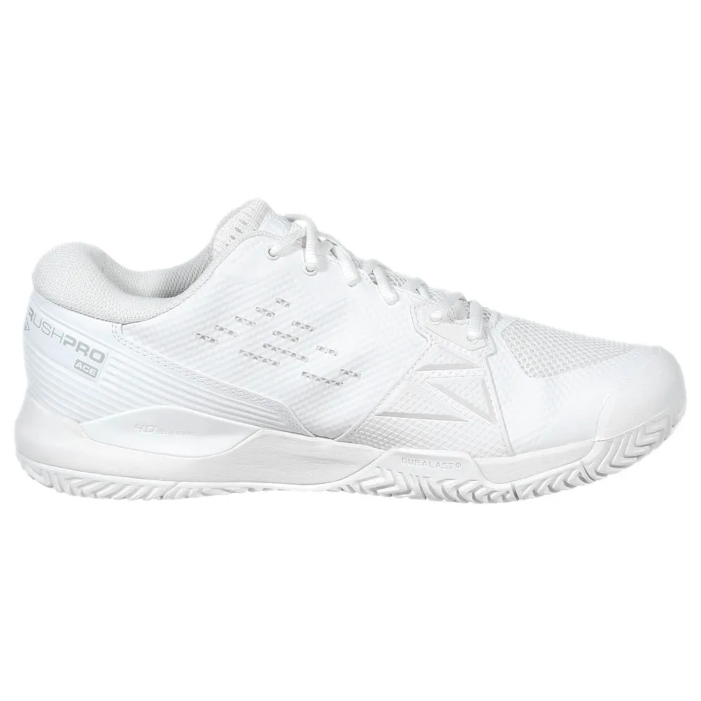 Breathable panel Lightweight Frame Wilson Men's Rush Pro Ace - White
