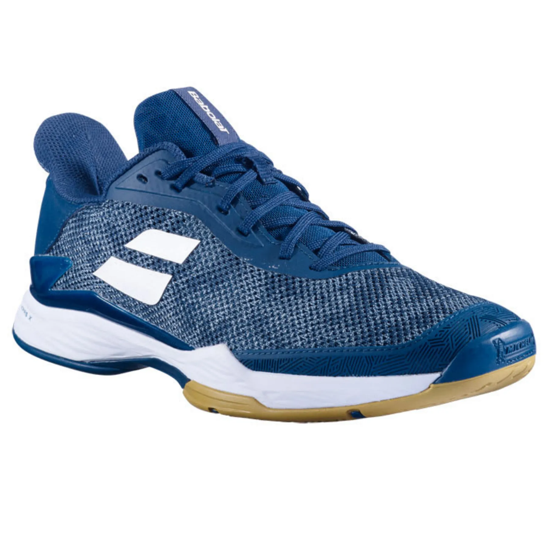 Babolat Jet Tere All Court Men Tennis Shoes -  Gibraltar Sea Stretch Gusseted Tongue