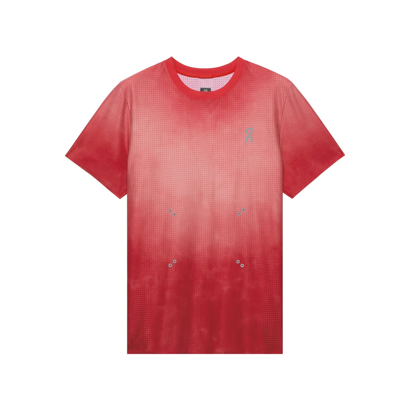 Mens On Running Pace Mesh-T Cozy Waist Raw Hem Finish