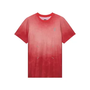 Flexible Neckband Mens On Running Pace Mesh-T