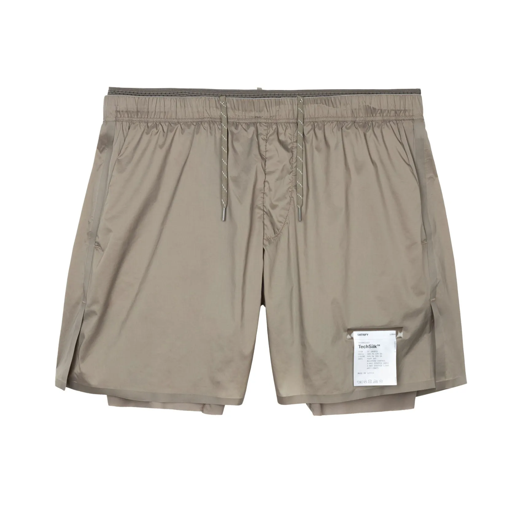 Mens Satisfy TechSilk 5 Inch Running Shorts low - rise