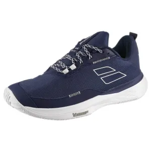 Ergonomic Insole Shape Flexible Midsole Response Babolat Men's SFX EVO - Dark Blue/White