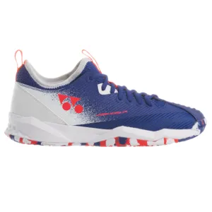 Advanced Drainage Yonex  2022 Fusion Rev 4 Mens All Court Tennis Shoes - White/Royal Blue