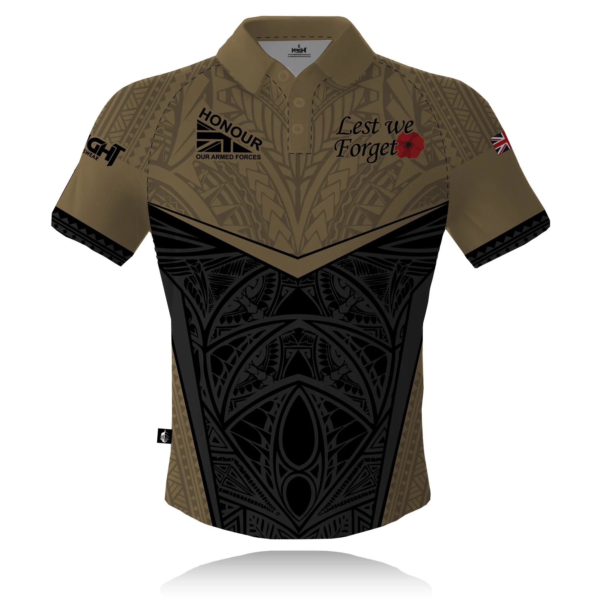 Honour Our Armed Forces - Remembrance 2025 - Tech Polo Comfy Layer