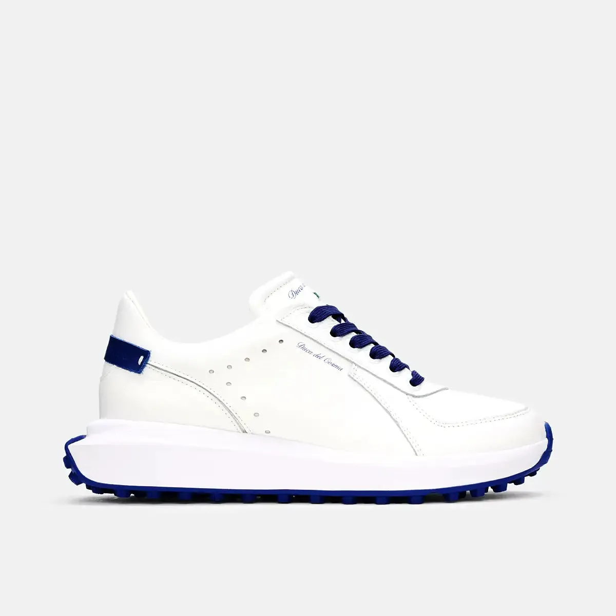 Varano - White/Blue Lightweight Outsole Ventilated Mesh