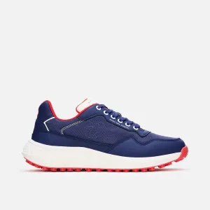 Genova - Navy/Red Foot Action Breathable