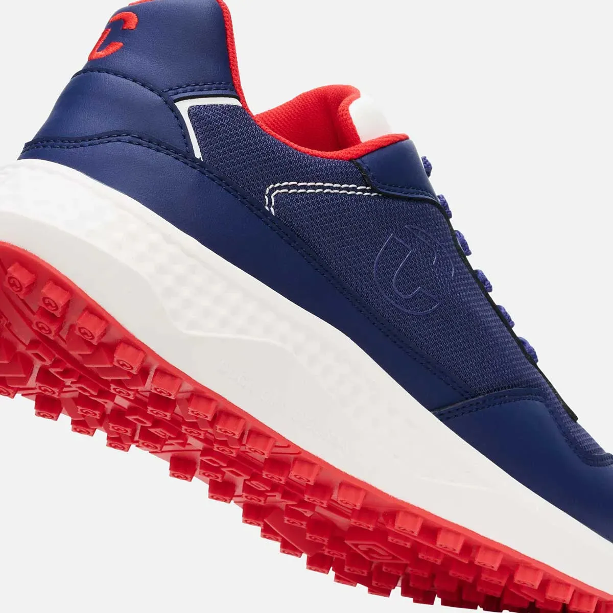 Genova - Navy/Red Tread Grip High Grip