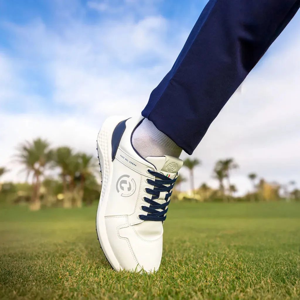 Novara - White/Navy Fit Precision Comfort Rise