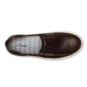 Heel Stabilizer Soft Land Mens Olukai Kakaha in Dark Java/Dark Java