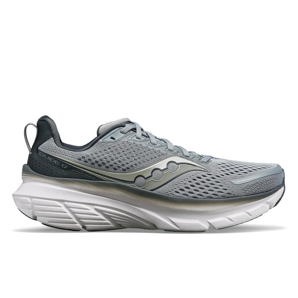 Men's Saucony Guide 17 for short - distance running shoe cleaning