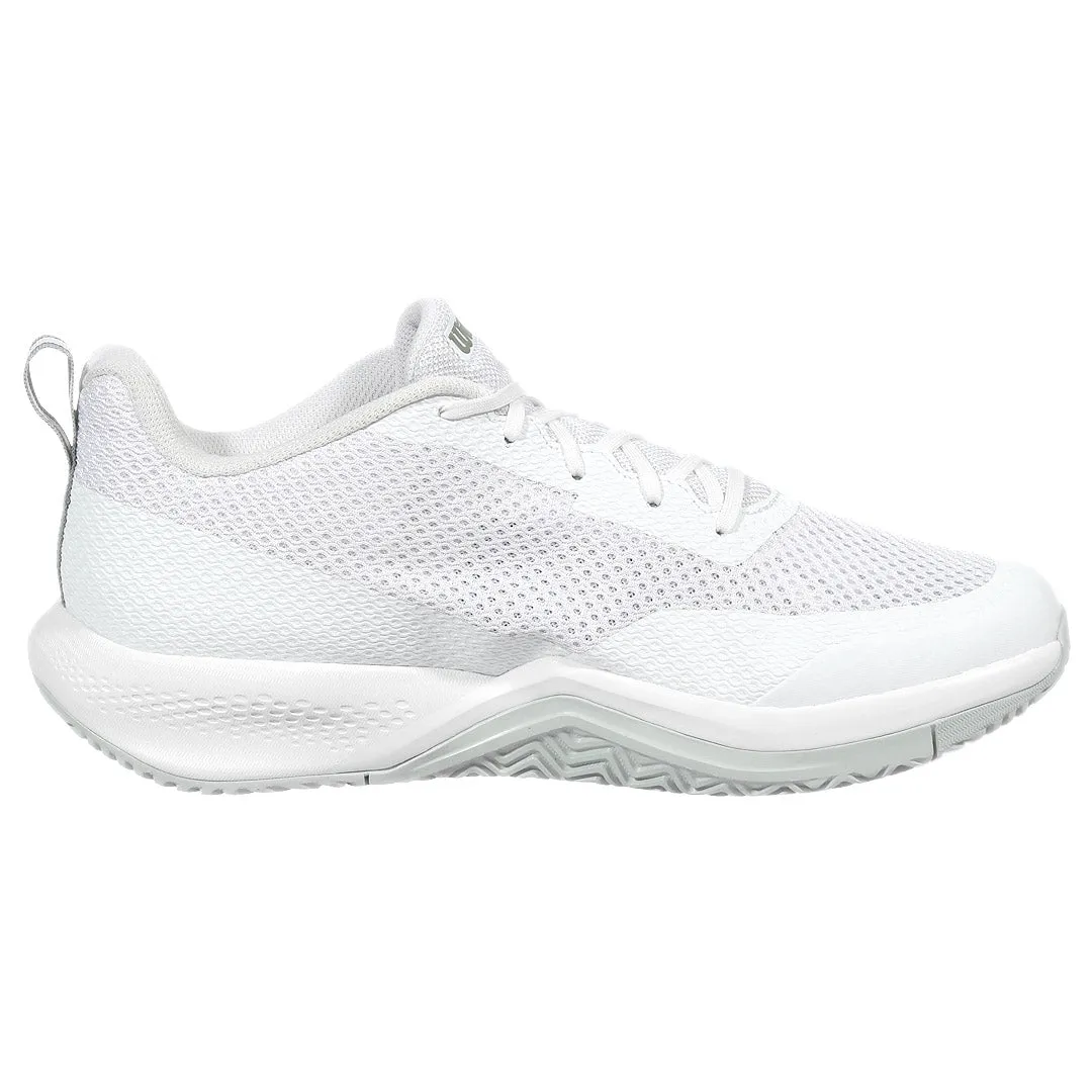 Wilson Men's Rush Pro Lite - White/Pearl Blue Pressure Distribution Reinforced Lateral Support