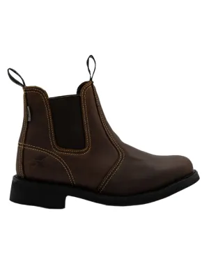 Xpert Mens Heritage Chelsea Boots Stretchable Material Snow Grip