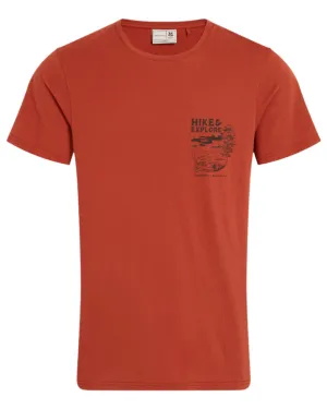 Craghoppers Mens National Trust Sabden Short Sleeved T-Shirt Cozy And Warm Wrinkle Resistant Finish