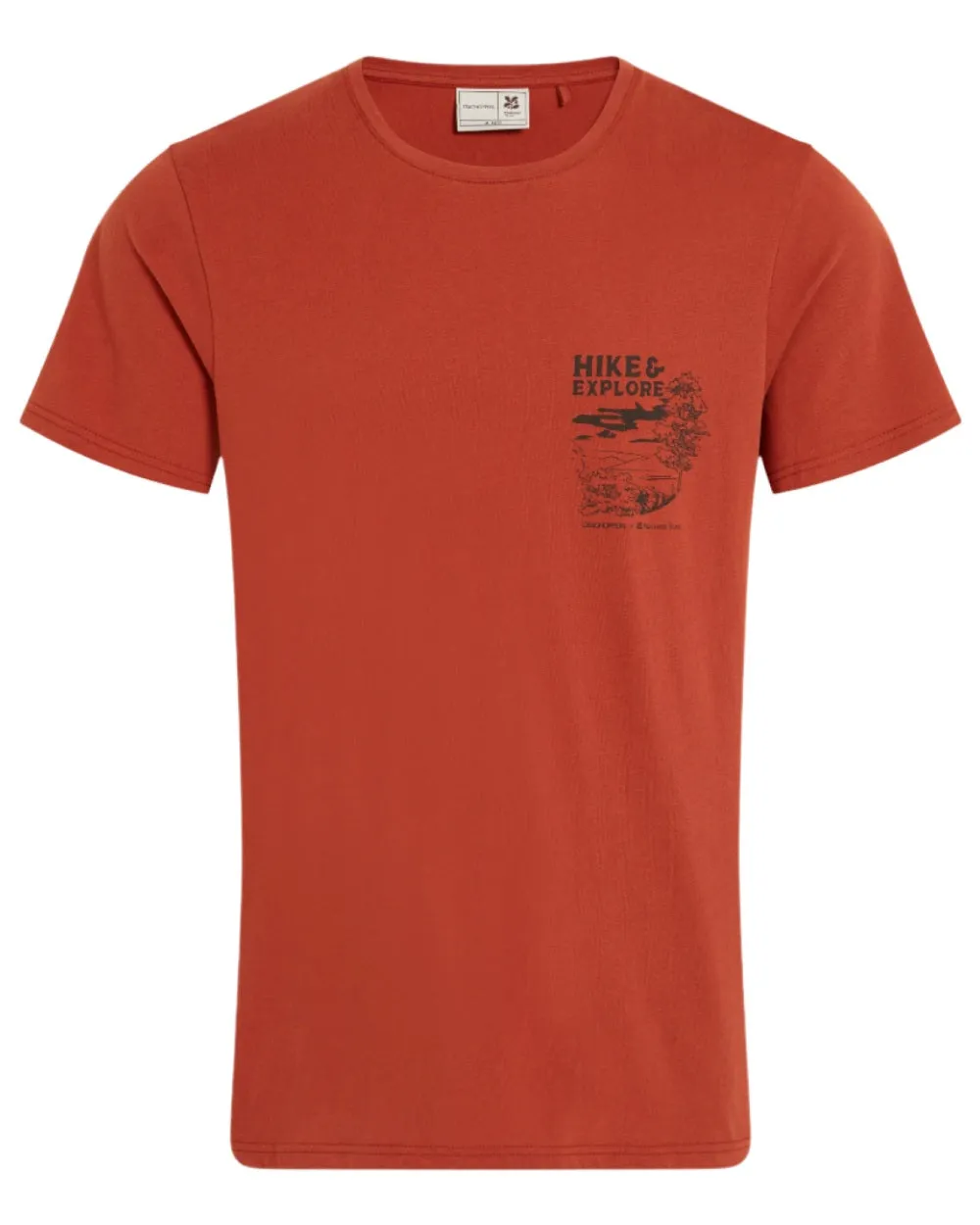Craghoppers Mens National Trust Sabden Short Sleeved T-Shirt Cozy And Warm Wrinkle Resistant Finish