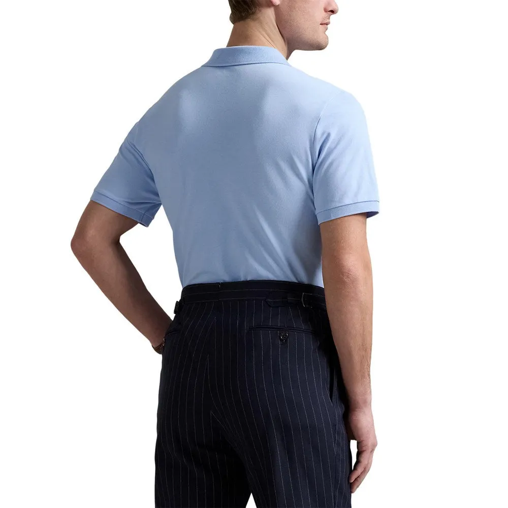 Sleek Layering Polo Performance Ralph Lauren Performance Stretch Mesh Golf Polo Shirt - Office Blue