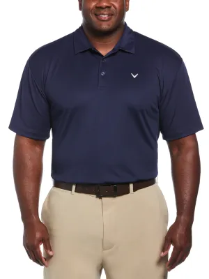 Big & Tall Micro Texture Golf Polo Casual Ease Premium Shirt