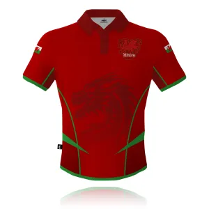 Wales 'Welsh Dragon' - Tech Polo quick dry