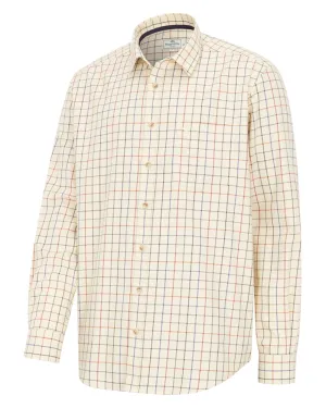 Hoggs of Fife Mens Laird Premier Tattersall Shirt Ultra Soft Interior Anti Static Lining