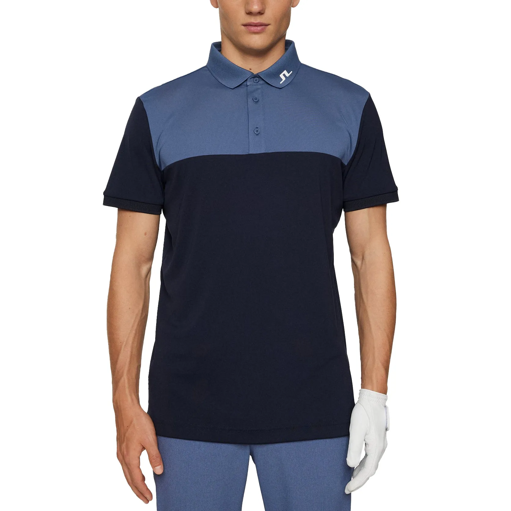 Essential Comfort J.Lindeberg Jeff Golf Polo Shirt - JL Navy